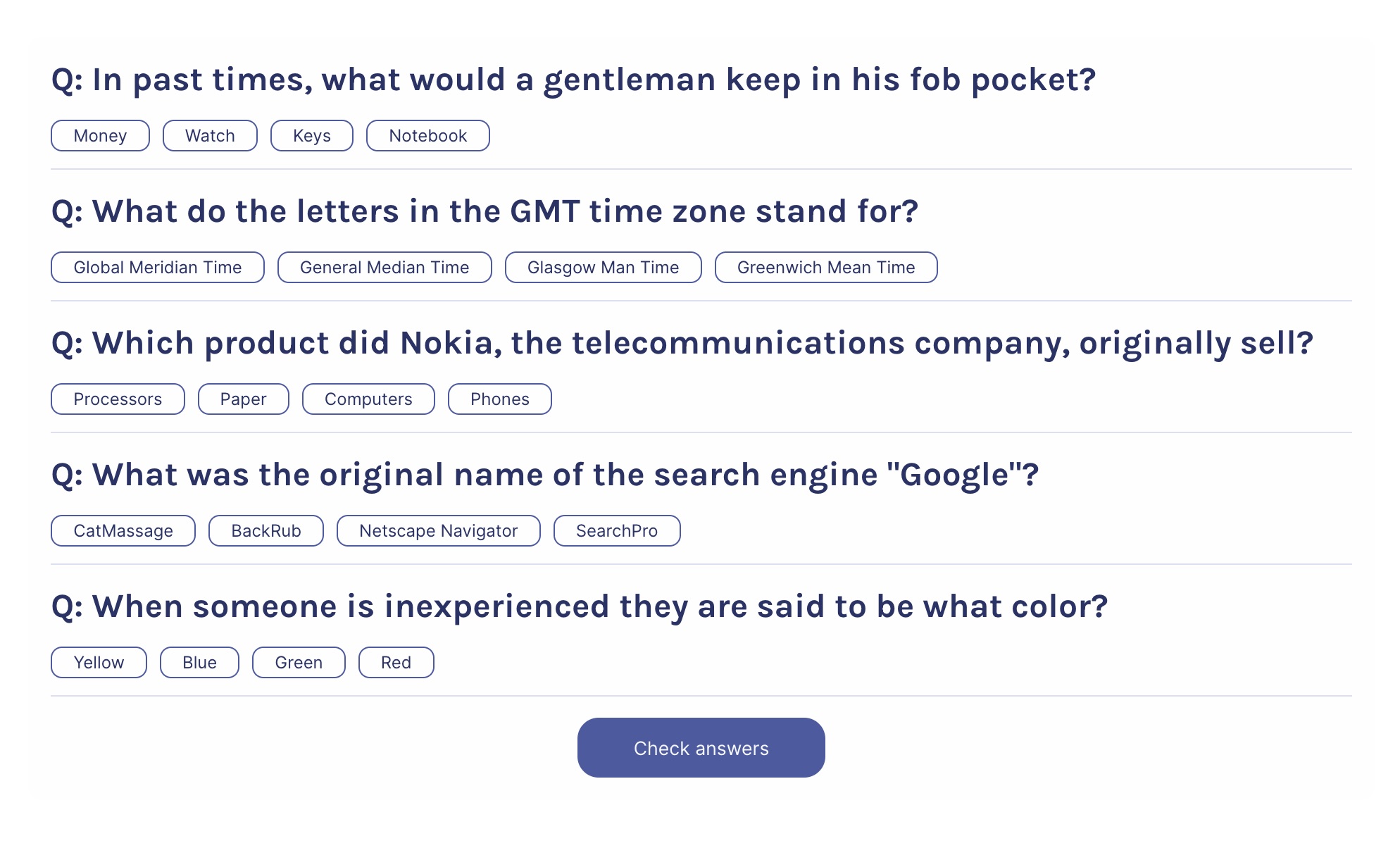 quizzical